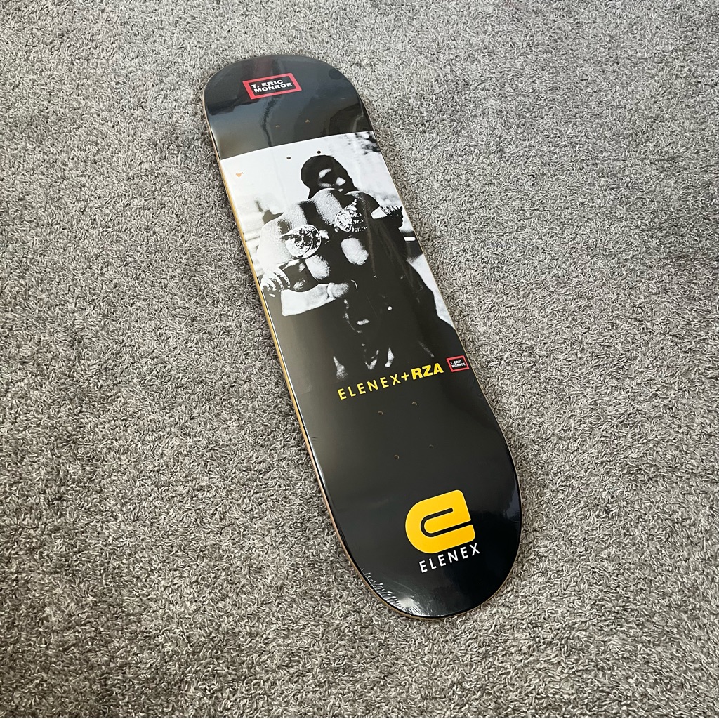 Wu-Tang Skateboard Deck Rza Rings Rare Size 8.5 Wutang